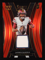 Jayden Daniels 2024 Select Draft Selections Memorabilia Prizm Red #2 RC at PristineAuction.com