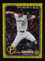 Paul Skenes 2024 Topps Update Yellow Crackle Foil #US288 RC #16/50 at PristineAuction.com