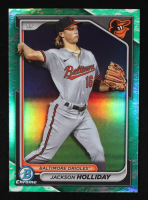 Jackson Holliday 2024 Bowman Chrome Prospects Lunar Glow Refractors #BCP47 RC at PristineAuction.com