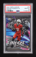 Marvin Harrison Jr. 2024 Topps Chrome Finesse #F5 RC (PSA 10) at PristineAuction.com
