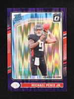 Michael Penix Jr. 2024 Donruss Optic Purple Shock Prizm #279 RR RC at PristineAuction.com