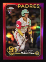 Jackson Merrill 2024 Topps Chrome Update Magenta Refractors #USC153 #94/399 RC at PristineAuction.com