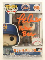 Pete Alonso Signed Mets #68 Funko Pop! Vinyl Figure Inscribed "Polar Bear" (Fanatics) at PristineAuction.com