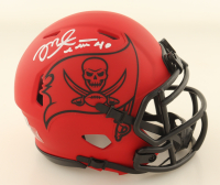 Mike Alstott Signed Buccaneers Rave Alternate Speed Mini Helmet (Beckett) at PristineAuction.com