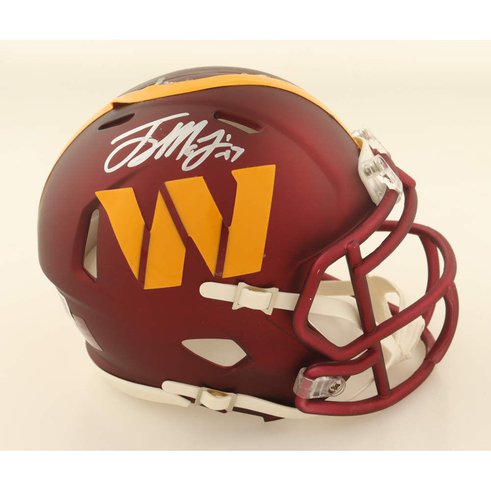 Terry McLaurin Signed Commanders Speed Mini Helmet (Beckett) at PristineAuction.com