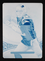 Tom Brady 2013 Topps Triple Threads Printing Plates Cyan #43 #1/1 at PristineAuction.com