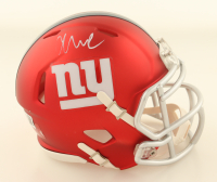 Abdul Carter Signed Giants Blaze Alternate Speed Mini Helmet (Beckett) at PristineAuction.com