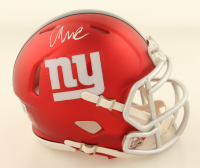 Abdul Carter Signed Giants Blaze Alternate Speed Mini Helmet (Beckett) at PristineAuction.com