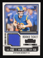 Stetson Bennett IV 2023 Panini Contenders Rookie Ticket Swatches #32 RC at PristineAuction.com