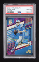 Jared Goff 2022 Elite Purple #71 #28/99 (PSA 10) at PristineAuction.com
