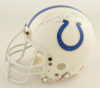 Johnny Unitas Signed Colts Mini Helmet (Steiner) at PristineAuction.com