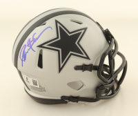 Deion Sanders Signed Cowboys Rave Alternate Speed Mini Helmet (Beckett) at PristineAuction.com