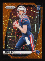 Drake Maye 2024 Panini Prizm Prizms Lazer #329 RC at PristineAuction.com