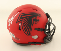 Deion Sanders Signed Falcons Rave Alternate Speed Mini Helmet (Beckett) at PristineAuction.com