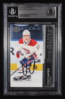Cole Caufield 2021-22 Upper Deck #201 YG RC (Beckett | Auto Grade BGS Authentic) at PristineAuction.com