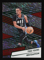Trae Young 2024-25 Panini Revolution Green Storm #27 #128/149 at PristineAuction.com