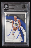 Moses Moody Signed 2021-22 Immaculate Collection #38 #07/99 RC (Beckett | Auto Grade BGS Authentic) at PristineAuction.com