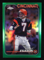 Boomer Esiason 2024 Topps Chrome Green Refractors #27 #52/99 at PristineAuction.com