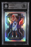 Moses Moody Signed 2021-22 Panini Prizm Prizms Silver #308 RC (Beckett | Auto Grade BGS Authentic) at PristineAuction.com