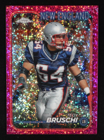 Tedy Bruschi 2024 Topps Chrome Magenta Speckle Refractors #124 #395/399 at PristineAuction.com
