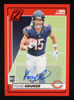 Rome Odunze 2024 Zenith Rookies Autographs No Huddle #186 RC at PristineAuction.com