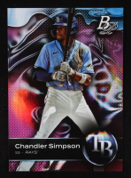 Chandler Simpson 2023 Bowman Platinum Top Prospects Pink #TOP59 RC #47/177 at PristineAuction.com