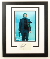 Keanu Reeves Signed Cut "John Wick" Custom Framed Photo Display (ACOA) at PristineAuction.com