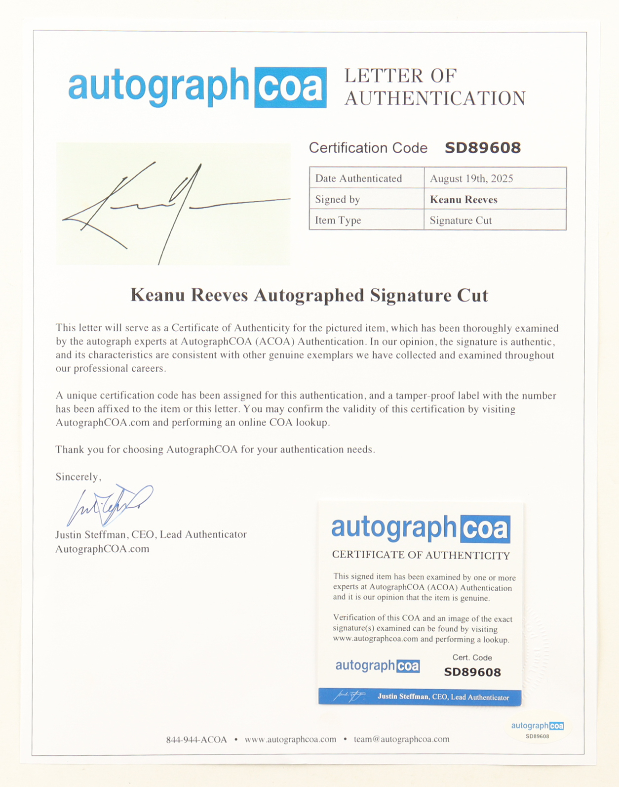 Keanu Reeves Signed Cut "Speed" Custom Framed Photo Display (ACOA) at PristineAuction.com Keanu Reeves Signed Cut "Speed" Custom Framed Photo Display (ACOA) at PristineAuction.com