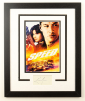 Keanu Reeves Signed Cut "Speed" Custom Framed Photo Display (ACOA) at PristineAuction.com