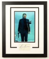 Keanu Reeves Signed Cut "John Wick" Custom Framed Photo Display (ACOA) at PristineAuction.com