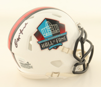 Ozzie Newsome Signed Hall of Fame Logo Speed Mini Helmet (JSA) at PristineAuction.com