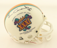 Ben Coates Signed Super Bowl XXXI Logo Mini Helmet (JSA) at PristineAuction.com