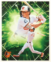 Jackson Holliday Signed 2025 Fanatics Under Wraps Emanate Green Parallel 8x10 Photo #87/99 (Fanatics & MLB) at PristineAuction.com