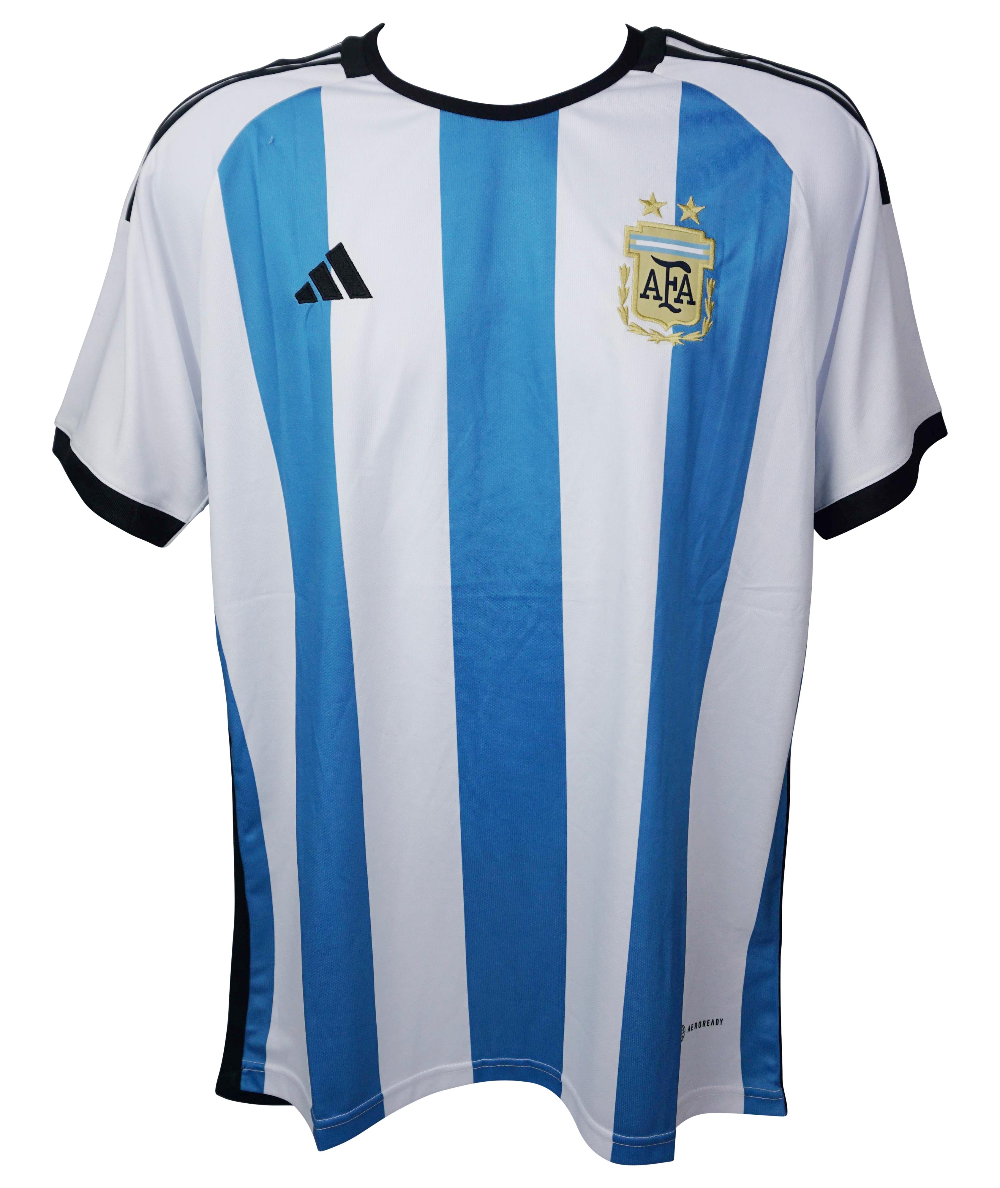 Enzo Fernandez Signed Argentina Adidas Authentic Jersey (Beckett) at PristineAuction.com Enzo Fernandez Signed Argentina Adidas Authentic Jersey (Beckett) at PristineAuction.com
