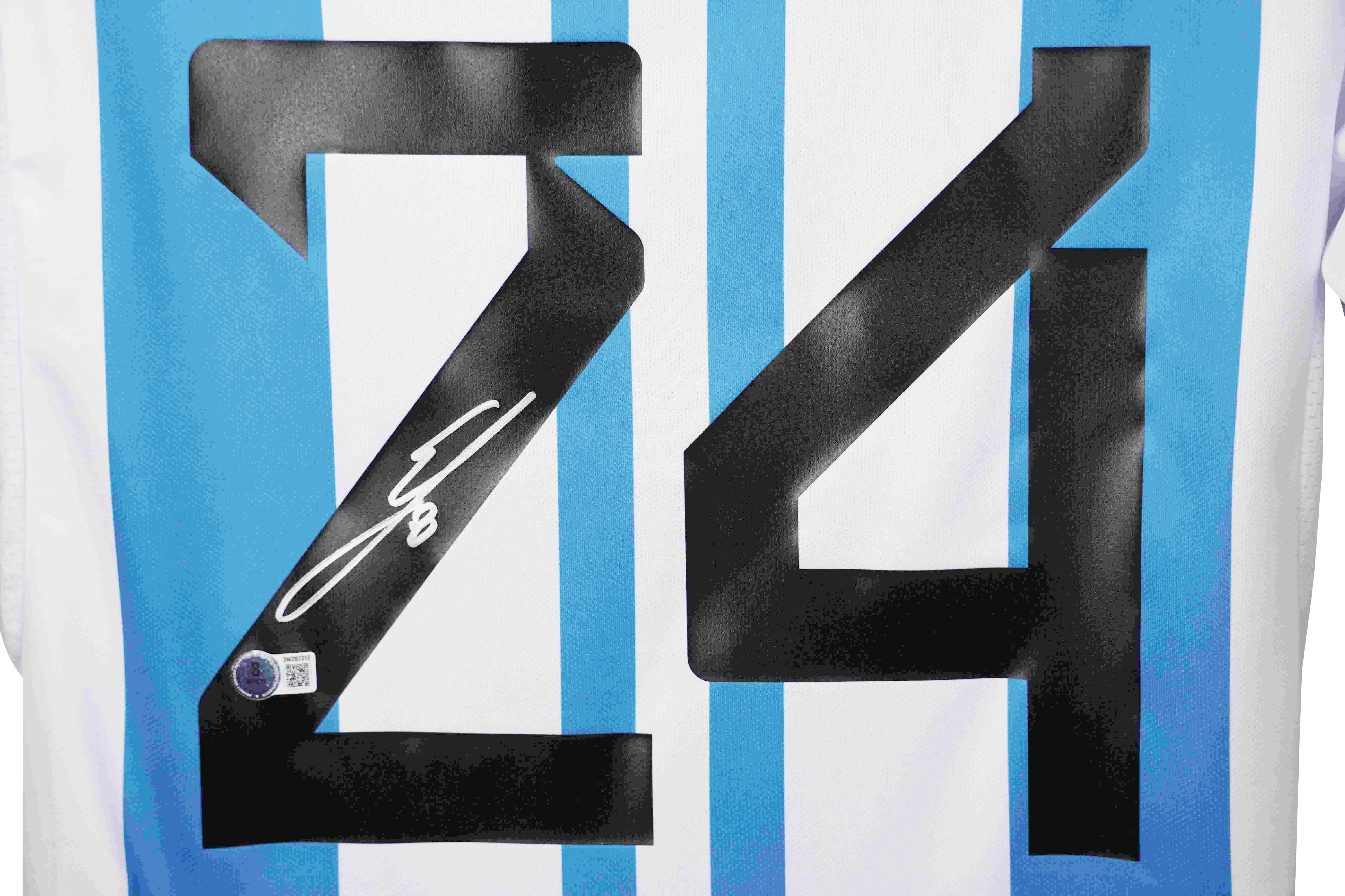 Enzo Fernandez Signed Argentina Adidas Authentic Jersey (Beckett) at PristineAuction.com Enzo Fernandez Signed Argentina Adidas Authentic Jersey (Beckett) at PristineAuction.com