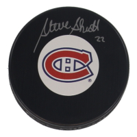 Steve Shutt Signed Canadiens Logo Hockey Puck (Schwartz) at PristineAuction.com