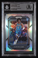Jalen Williams Signed 2022-23 Panini Prizm Prizms Silver #246 RC (Beckett | Auto Grade BGS Authentic) at PristineAuction.com