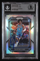 Jalen Williams Signed 2022-23 Panini Prizm Prizms Silver #246 RC (Beckett | Auto Grade BGS Authentic) at PristineAuction.com
