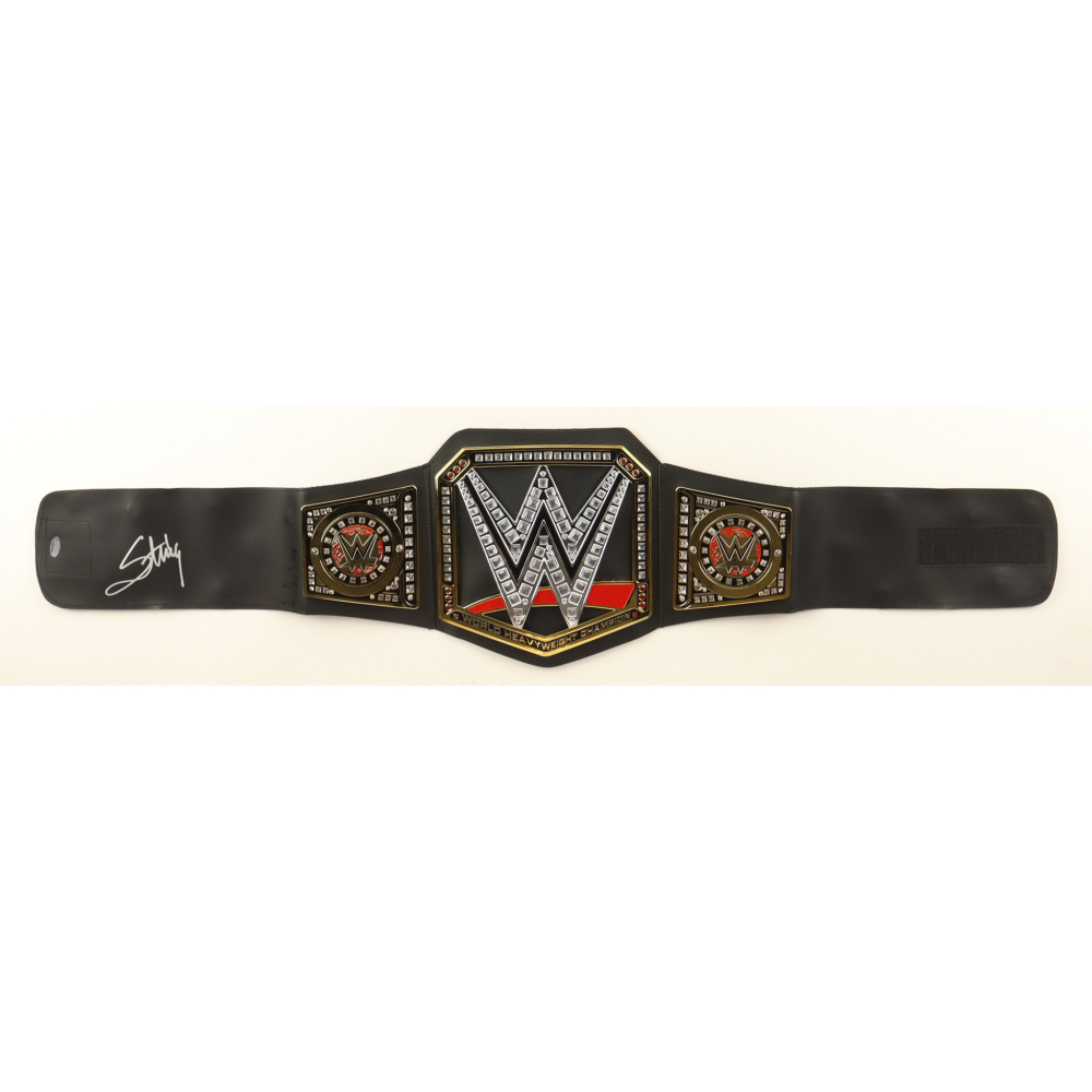 Sting Signed WWE Championship Belt (Schwartz) at PristineAuction.com