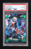 Drake Maye 2024 Prizm Fireworks Green Ice #22 RC (PSA 10) at PristineAuction.com