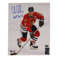 Chris Chelios Signed Blackhawks 8x10 Photo Inscribed "HOF 2013" (Schwartz) at PristineAuction.com