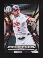 Gunnar Henderson 2025 Topps Tribute Black #79 #1/1 at PristineAuction.com