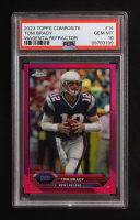 Tom Brady 2023 Topps Composite Chrome Magenta Refractors #14 #335/399 (PSA 10) at PristineAuction.com