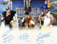 Charles "The Godfather" Wright Triple-Signed WWE 11x14 Photo (JSA) at PristineAuction.com