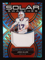 Josh Allen 2024 Panini Obsidian Solar Swatches Blue #22 #12/25 at PristineAuction.com