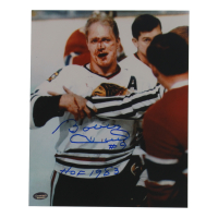 Bobby Hull Signed Blackhawks 8x10 Photo Inscribed "HOF 1983" (Schwartz) at PristineAuction.com