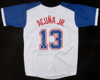 Ronald Acuna Jr. Signed Jersey (Beckett) at PristineAuction.com