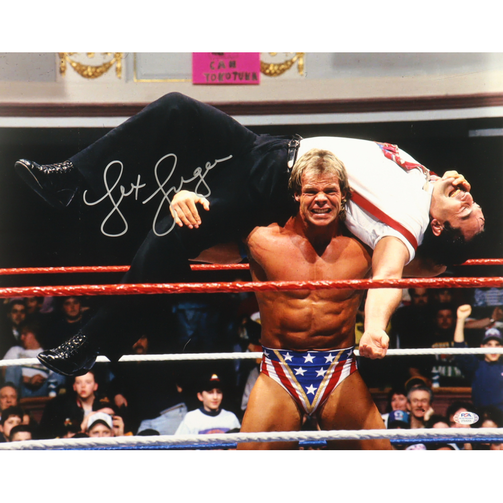 Lex Luger Signed WWE 16x20 Photo (PSA) at PristineAuction.com
