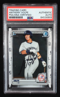 Anthony Volpe Signed 2020 Bowman Chrome Prospects #BCP139 RC (PSA | Auto Grade PSA Authentic) at PristineAuction.com