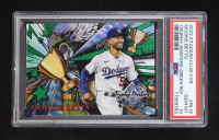 Mookie Betts 2022 Stadium Club Chrome Trophy Hunters Green Refractors #RL16 #74/99 (PSA 10) at PristineAuction.com
